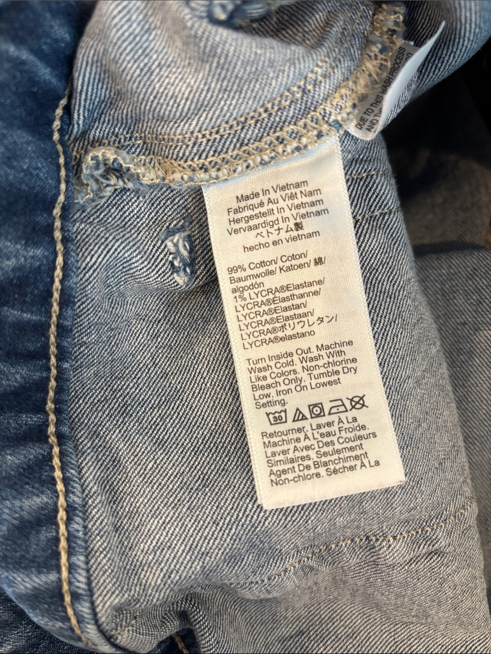 J Crew Factory Curvy Full Length Wide-Leg Jeans Size 31 / 12 99% Cotton Stretch - Picture 3 of 4